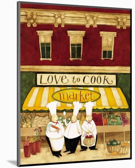 Love to Cook Market-Dan Dipaolo-Mounted Art Print