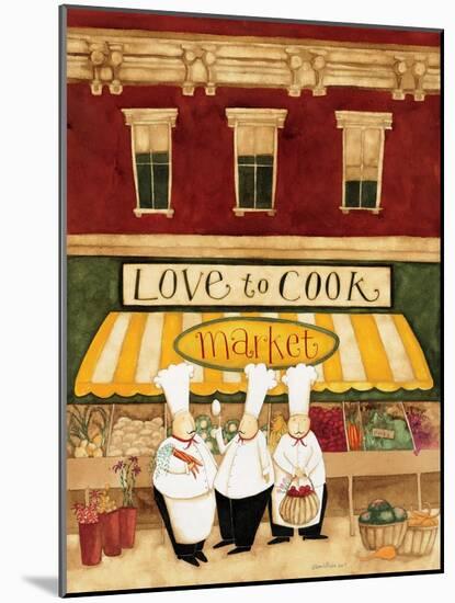 Love to Cook Market-Dan Dipaolo-Mounted Art Print