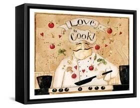Love To Cook-Dan Dipaolo-Framed Stretched Canvas