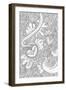 Love to Doodle Outlines-Hello Angel-Framed Giclee Print