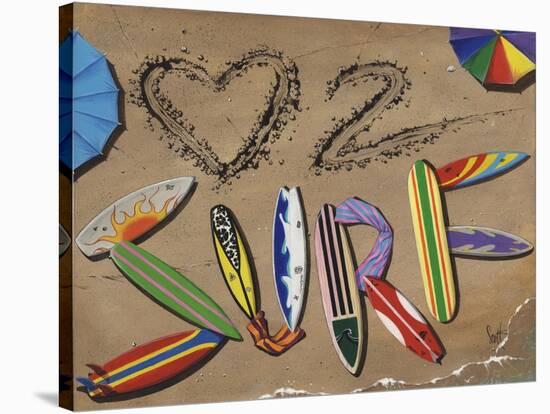 Love to Surf-Scott Westmoreland-Stretched Canvas