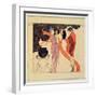 Love Token (W/C on Paper)-Georges Barbier-Framed Giclee Print