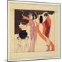 Love Token (W/C on Paper)-Georges Barbier-Mounted Giclee Print