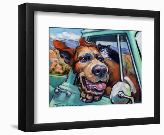 Love Travels-Connie R. Townsend-Framed Art Print