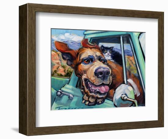 Love Travels-Connie R. Townsend-Framed Art Print