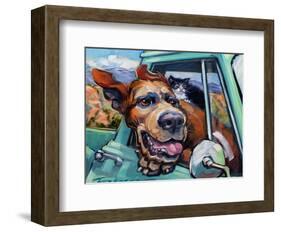 Love Travels-Connie R. Townsend-Framed Art Print