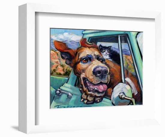 Love Travels-Connie R. Townsend-Framed Art Print