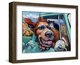 Love Travels-Connie R. Townsend-Framed Art Print