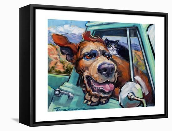 Love Travels-Connie R. Townsend-Framed Stretched Canvas