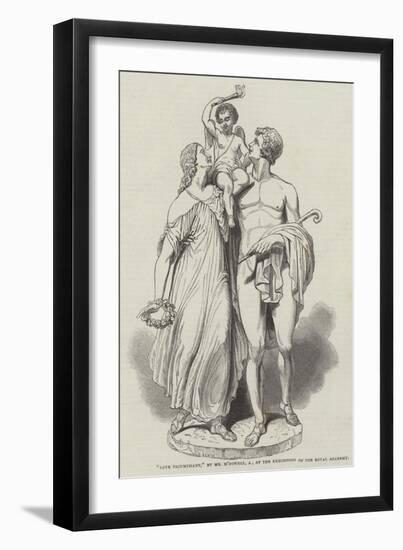Love Triumphant, by Mr M'Dowell, A, at the Exhibition of the Royal Academy-null-Framed Giclee Print