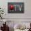 Love Tv-Yury Zap-Art Print displayed on a wall