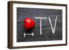 Love Tv-Yury Zap-Framed Premium Giclee Print