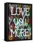 Love U More-Carla Bank-Framed Stretched Canvas