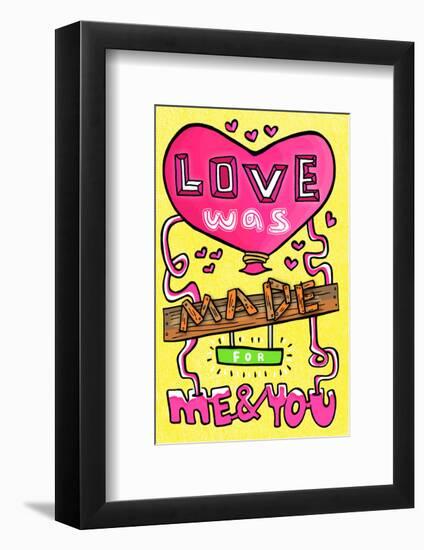 Love Was Made For Me & You - Tommy Human Cartoon Print-Tommy Human-Framed Giclee Print