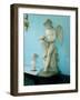 Love Waters Two Doves-Mario Borgoni-Framed Photographic Print