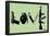 Love (Weapons) Green Steez Poster-Steez-Framed Poster