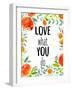 Love What You 1-Kimberly Allen-Framed Art Print