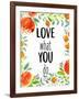 Love What You 1-Kimberly Allen-Framed Art Print
