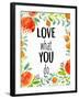 Love What You 1-Kimberly Allen-Framed Art Print