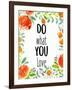 Love What You 2-Kimberly Allen-Framed Art Print