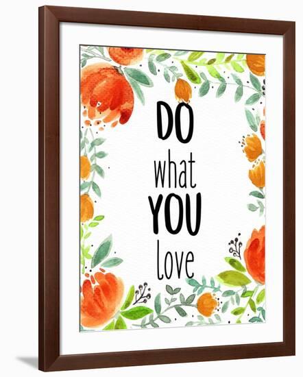 Love What You 2-Kimberly Allen-Framed Art Print