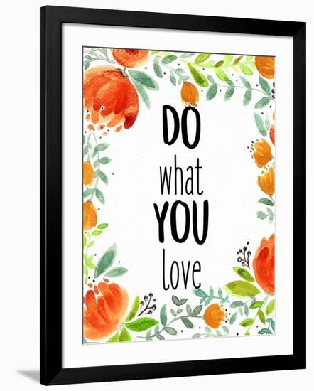 Love What You 2-Kimberly Allen-Framed Art Print