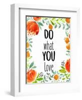 Love What You 2-Kimberly Allen-Framed Art Print