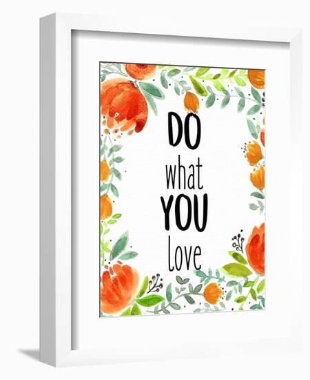 Love What You 2-Kimberly Allen-Framed Art Print