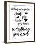 Love What You Have-Anna Quach-Framed Art Print