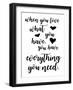 Love What You Have-Anna Quach-Framed Art Print