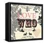 Love Who You Are-Violet Leclaire-Framed Stretched Canvas