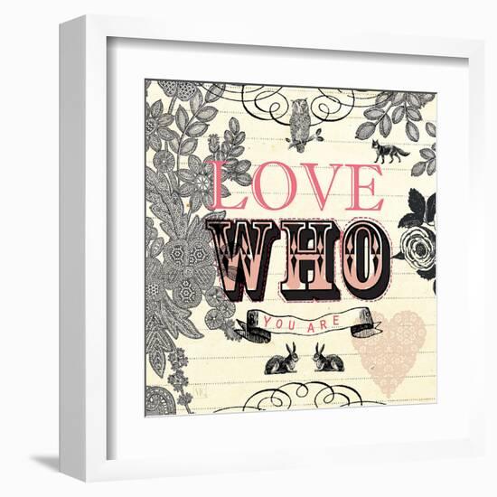 Love Who You Are-Violet Leclaire-Framed Art Print