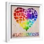 Love Wins Map-Ali Potman-Framed Giclee Print