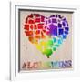 Love Wins Map-Ali Potman-Framed Giclee Print