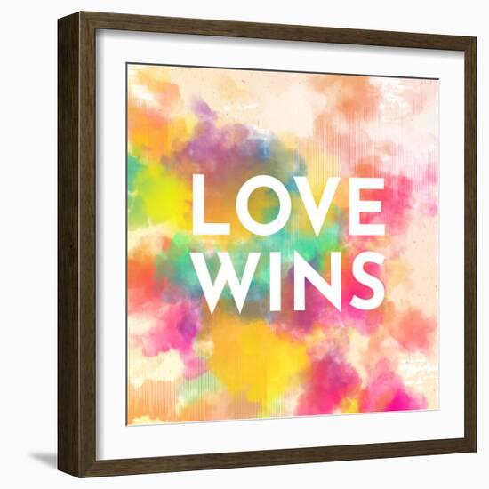 Love Wins-null-Framed Premium Giclee Print