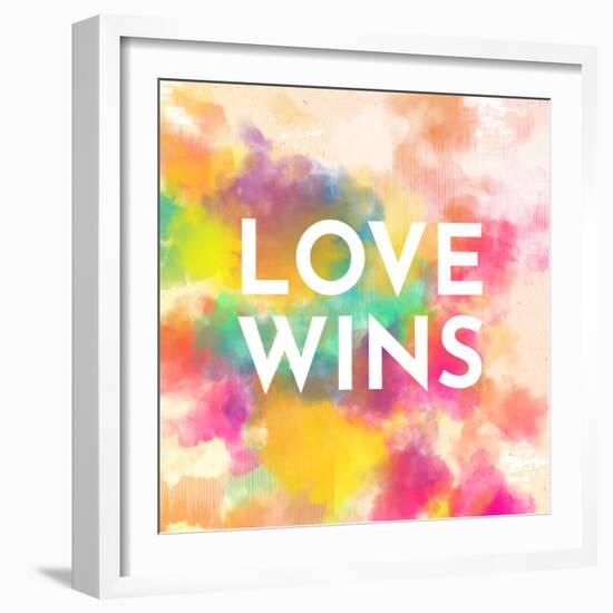 Love Wins-null-Framed Premium Giclee Print