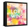 Love Wins-null-Framed Stretched Canvas