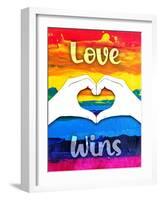 Love Wins-Marcus Prime-Framed Art Print