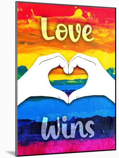 Love Wins-Marcus Prime-Mounted Art Print