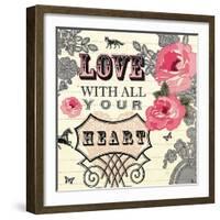 Love with All Your Heart-Violet Leclaire-Framed Art Print