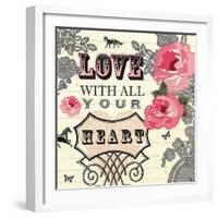 Love with All Your Heart-Violet Leclaire-Framed Art Print