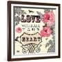 Love with All Your Heart-Violet Leclaire-Framed Art Print