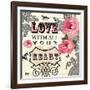 Love with All Your Heart-Violet Leclaire-Framed Art Print