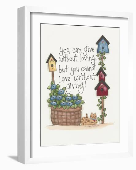 Love Without Giving-Debbie McMaster-Framed Giclee Print