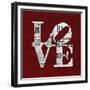 Love Word Art License Plates-Design Turnpike-Framed Giclee Print