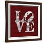 Love Word Art License Plates-Design Turnpike-Framed Giclee Print