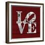 Love Word Art License Plates-Design Turnpike-Framed Giclee Print