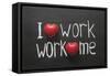 Love Work Mutually-Yury Zap-Framed Stretched Canvas