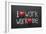 Love Work Mutually-Yury Zap-Framed Art Print