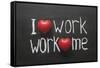 Love Work Mutually-Yury Zap-Framed Stretched Canvas